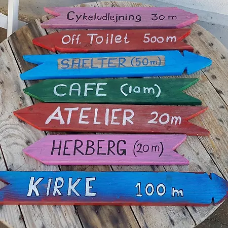 호스텔 Pa Toppen - Cafe Og Herberg - For Cykel Og Vandrefolk